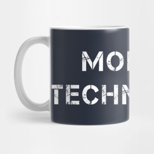 Modern Technology Text Mug